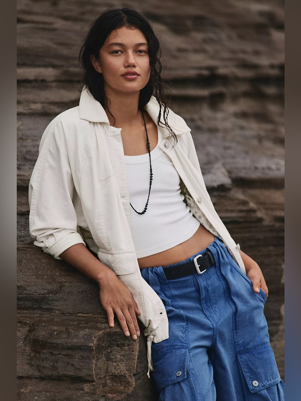 NWT! FP Free People Demi Disc Belt Sz M/L